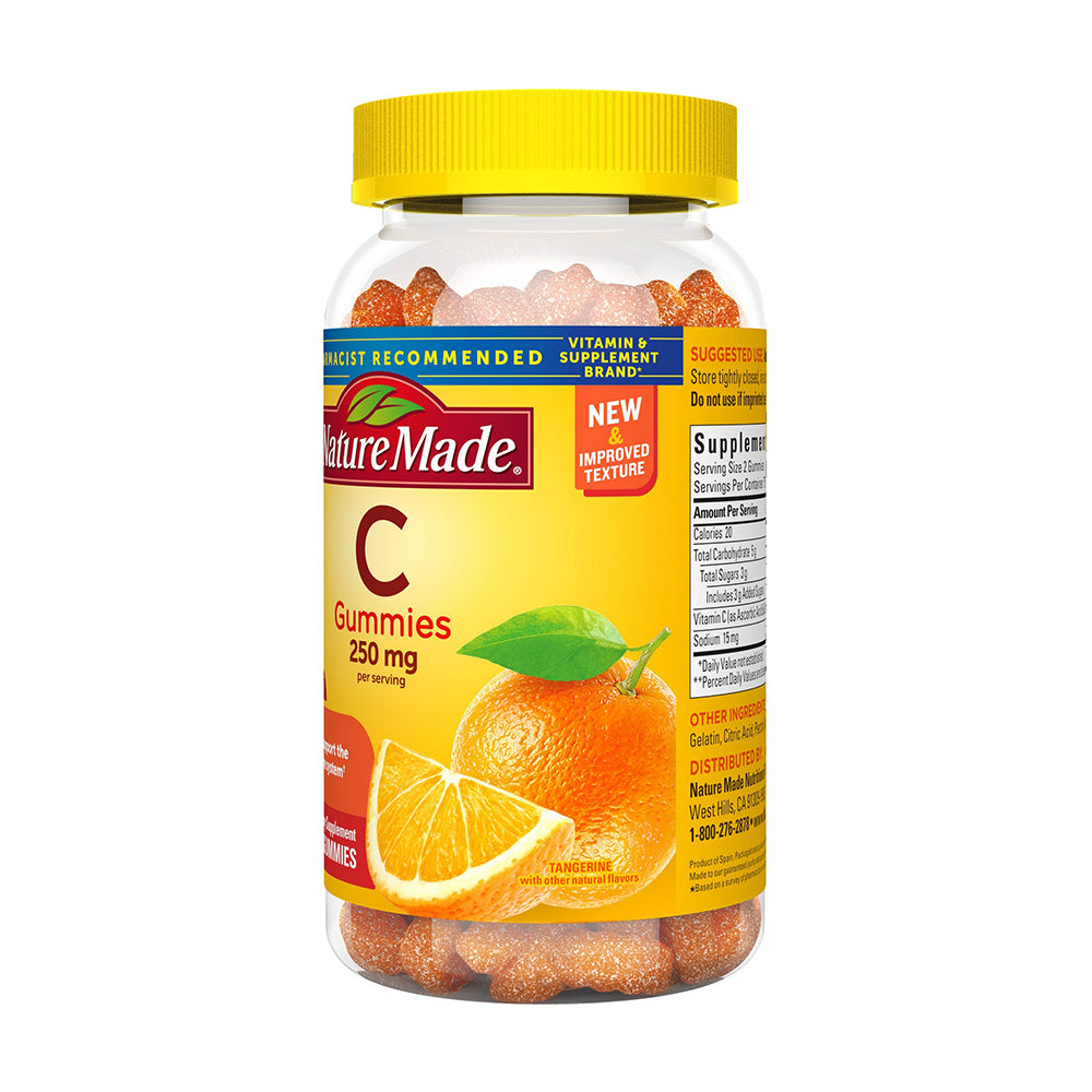 Kẹo dẻo bổ sung vitamin C Nature Made Vitamin C 250 mg Gummies - Tangerine - 150 viên - hình ảnh chi tiết 3