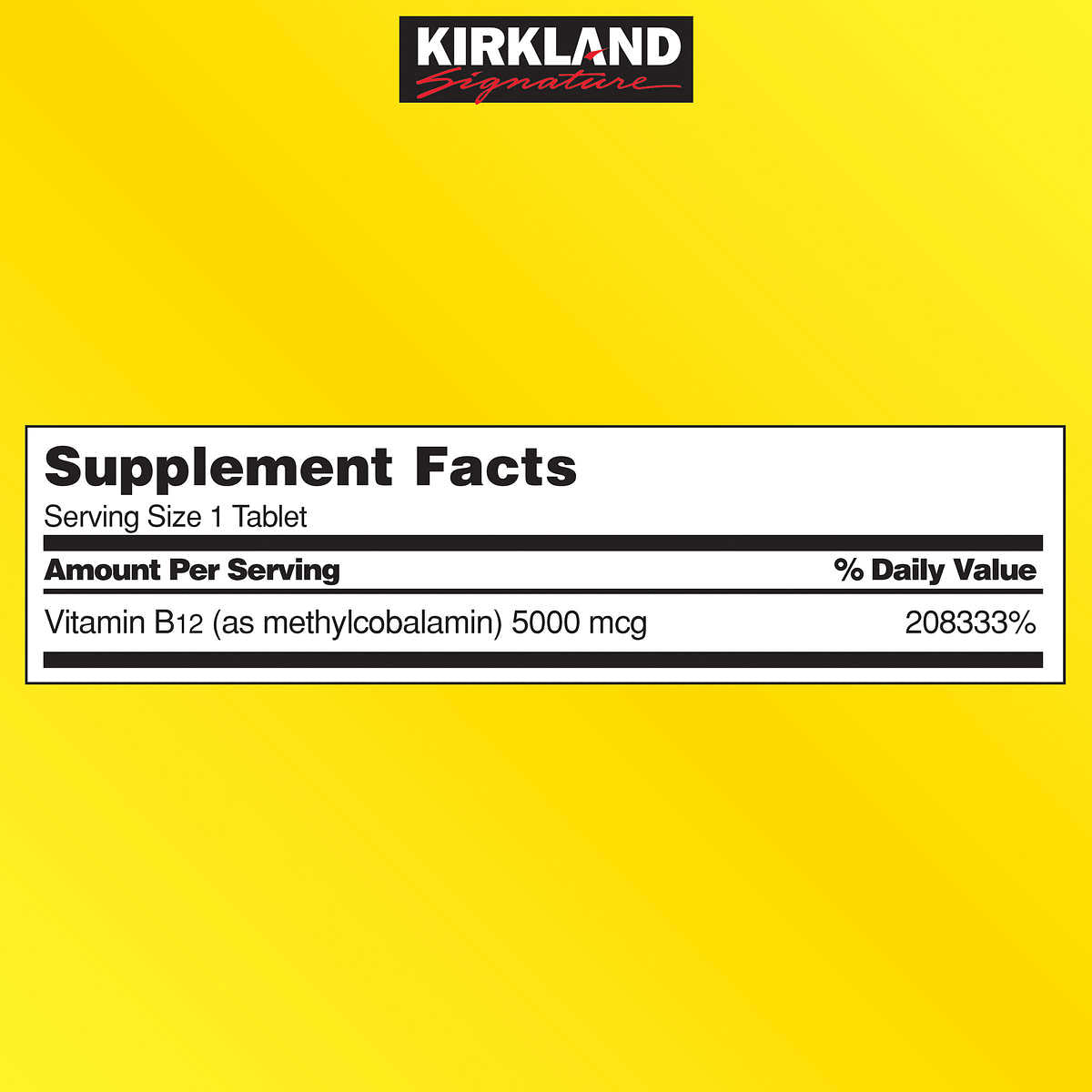 Viên uống bổ sung B12 Kirkland 5000mcg 300 viên của Mỹ - hình ảnh chi tiết 4