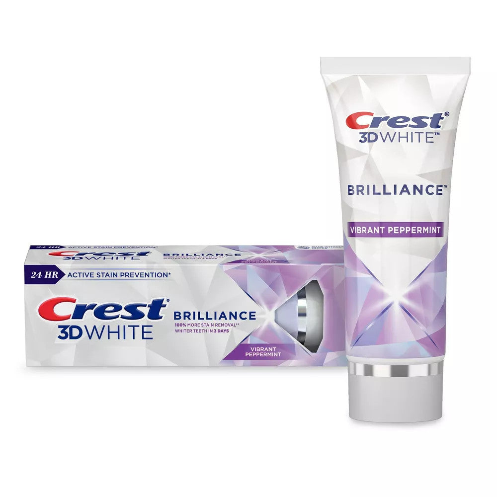 Kem đánh răng Crest 3D White Brilliance 110g - hình ảnh chi tiết 3