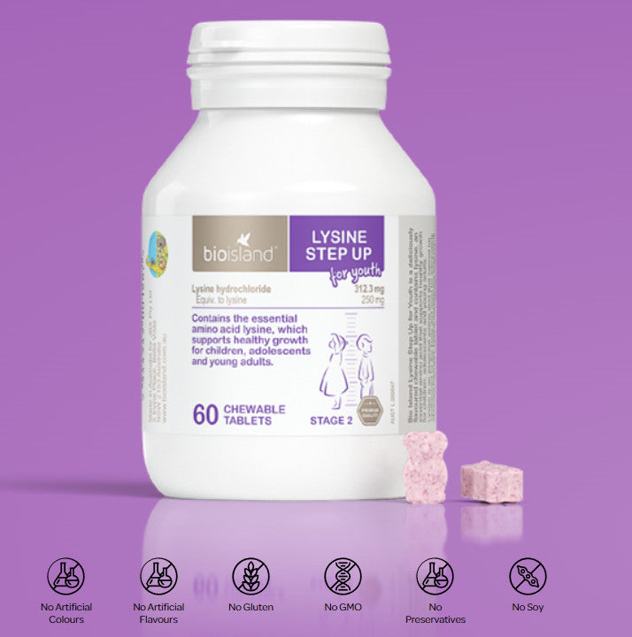 Viên uống tăng chiều cao bioisland Lysine 60v - hình ảnh chi tiết 5