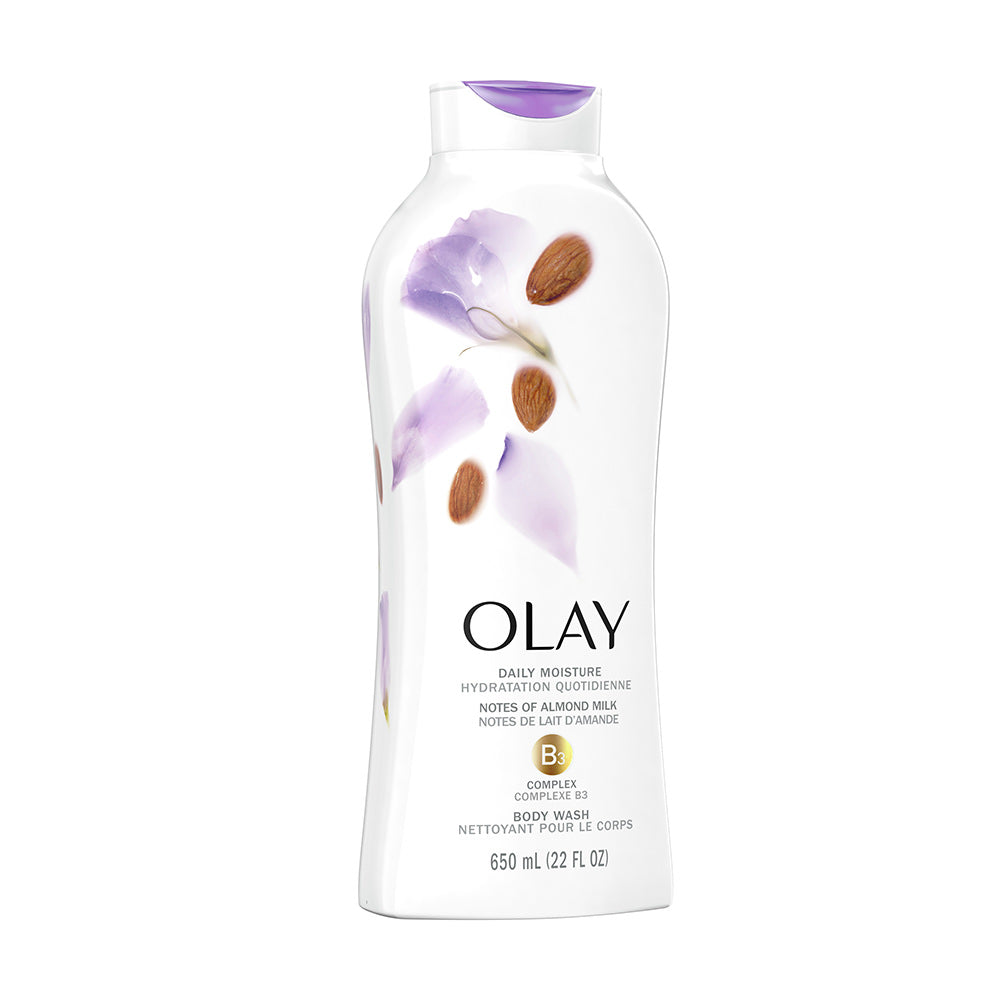 Sữa Tắm Olay Daily Moisture Body Wash with Almond Milk 650ml - hình ảnh chi tiết 3