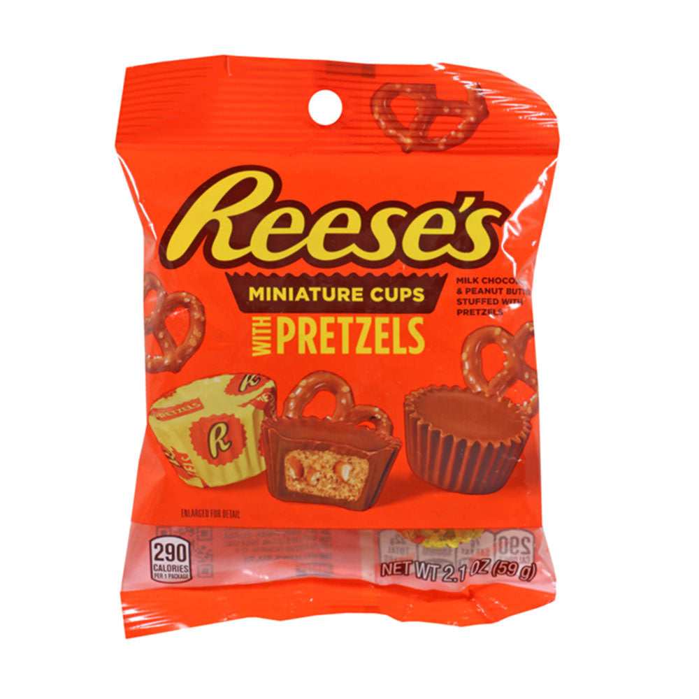 Socola Reese's Bơ Đậu Phộng Reese's Milk Chocolate & Peanut Butter Miniature Cups 59g - hình ảnh sản phẩm chính