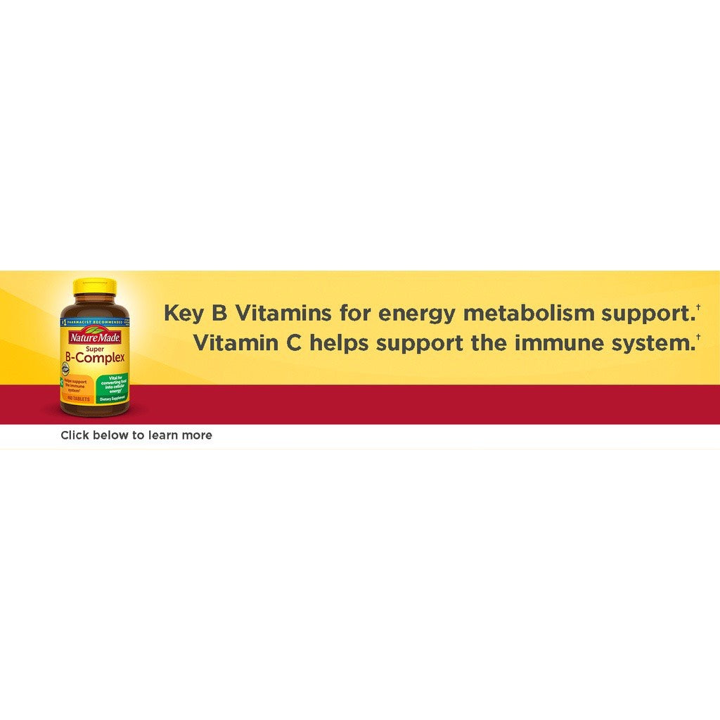 Vitamin B của Nature Made Super B-Complex 460 viên - hình ảnh chi tiết 3