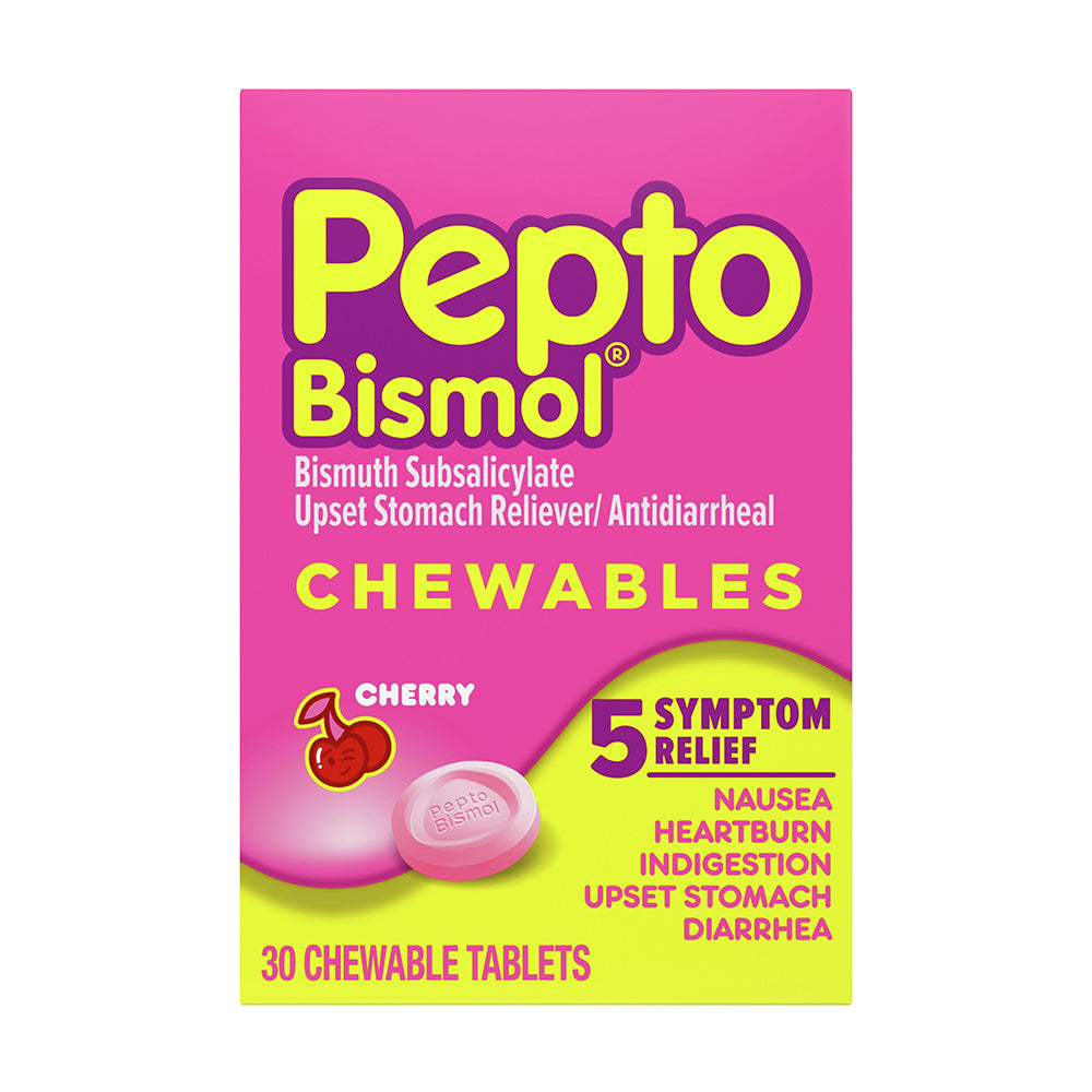 Kẹo ngậm hỗ trợ dạ dày Pepto Bismol vị Cherry 30 viên - hình ảnh sản phẩm chính