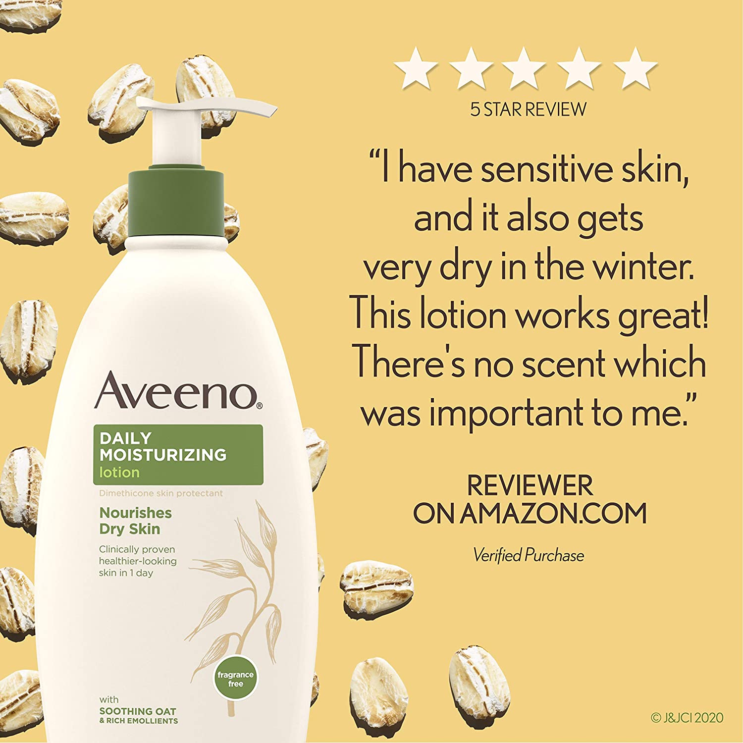 Bộ sản phẩm sữa dưỡng thể Aveeno Daily Moisturizing Lotion 591ml x2 - ảnh sản phẩm 3