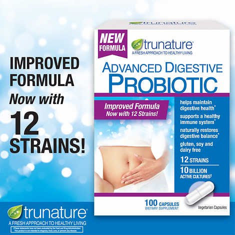 Viên uống tốt cho hệ tiêu hóa trunature Advanced Digestive Probiotic 100 viên - ảnh sản phẩm 3