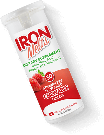 Viên Ngậm Bổ Sung Sắt Iron Melts Vị Dâu 50 Viên - hình ảnh chi tiết 3