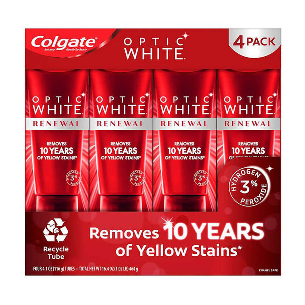 Kem đánh răng Colgate Optic White Renewal 116g - hình ảnh chi tiết 2