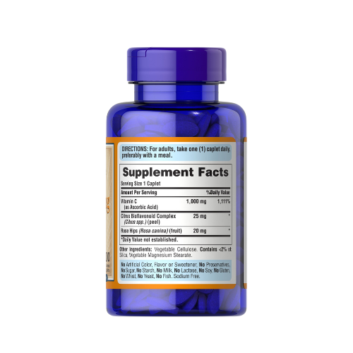 Vitamin C 1000mg puritan's pride hộp 100 viên - Vitamin C của Mỹ - hình ảnh chi tiết 2