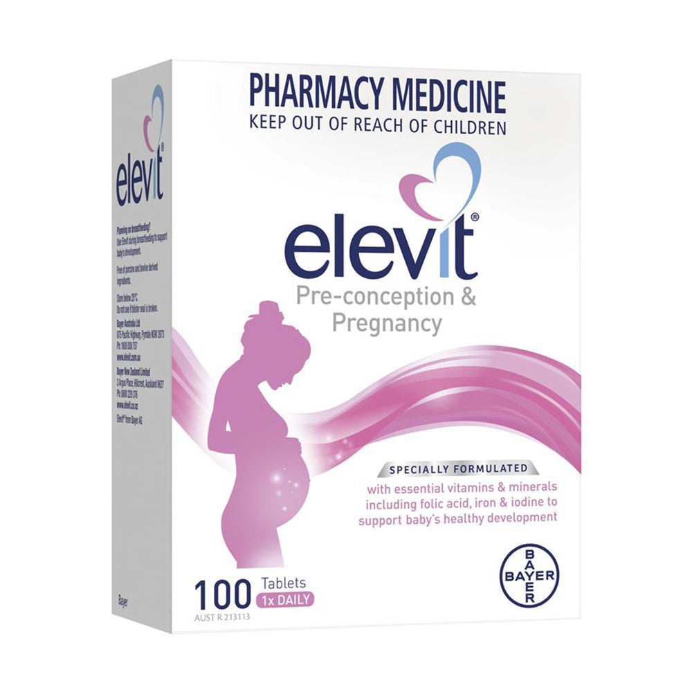 Viên uống Elevit dành cho bà bầu loại 100 viên của Úc (Bayer Australia) - hình ảnh sản phẩm chính