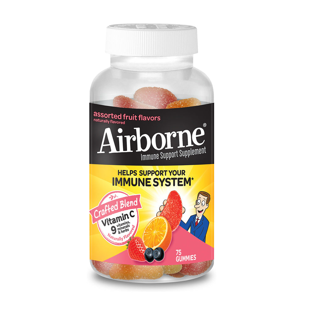 Kẹo dẻo bổ sung vitamin tăng đề kháng Airborne Immune Support Supplement 75 viên - hình ảnh sản phẩm chính
