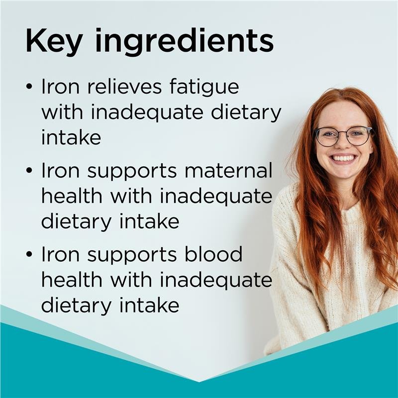 Viên uống bổ sung sắt cho phụ nữ và bà bầu Blackmores Women’s Premium Iron 30 Tablets - hình ảnh chi tiết 6