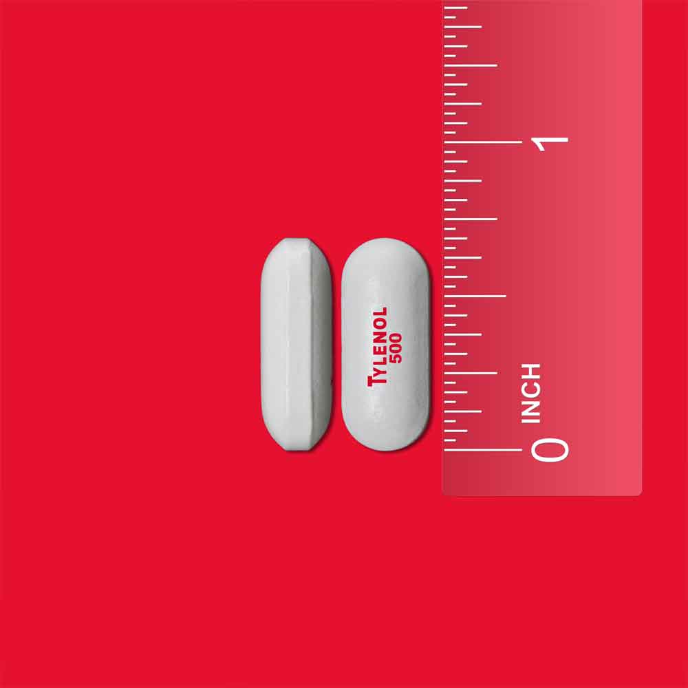 Giảm đau hạ sốt Tylenol Acetaminophen Extra Strength 500mg 100 Caplets - hình ảnh chi tiết 4