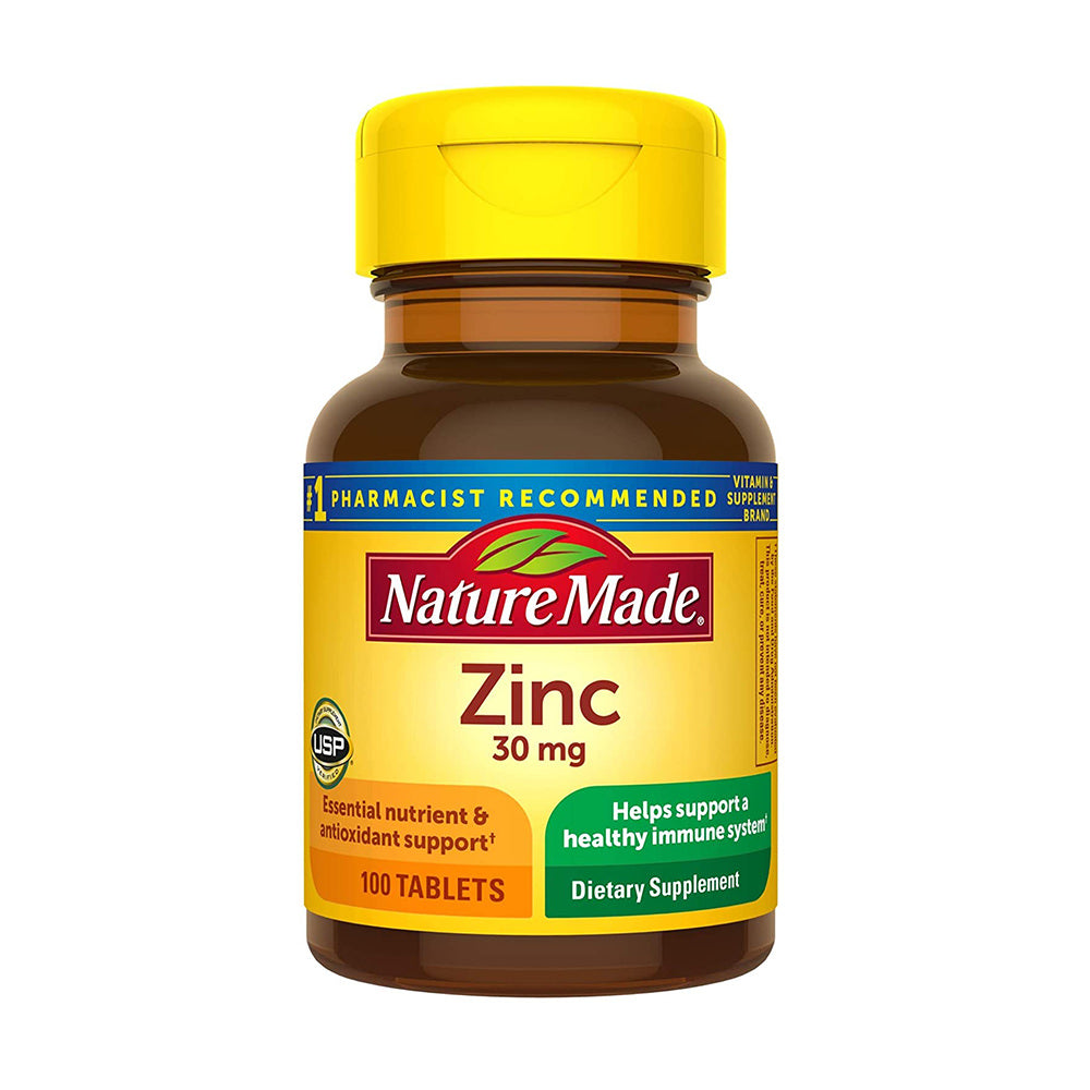Viên uống bổ sung chất kẽm ZinC Nature Made 30mg 100 viên - hình ảnh sản phẩm chính