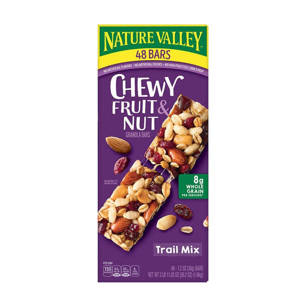 Bánh ngũ cốc, hạt và trái cây sấy Nature Valley Fruit & Nut Chewy Granola Bar 48 thanh - ảnh sản phẩm 2