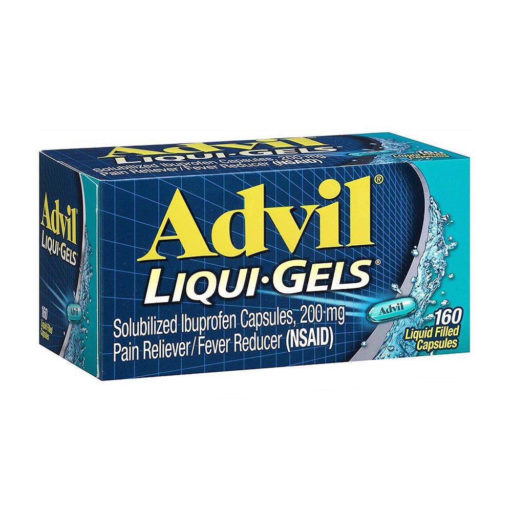 Viên giảm đau hạ sốt Advil Liqui-Gels 200mg 160 viên - hình ảnh sản phẩm chính