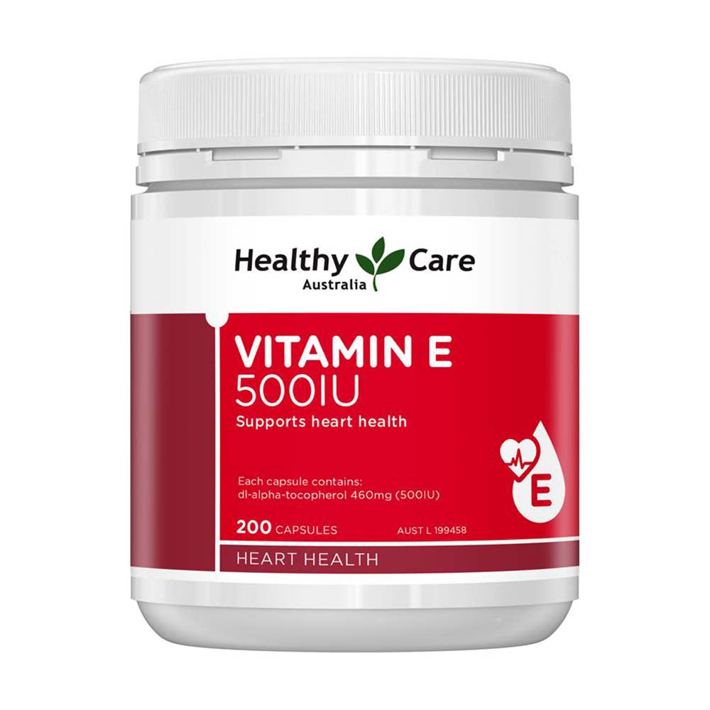 Viên uống bổ sung vitamin E Healthy Care 500IU 200 viên - hình ảnh sản phẩm chính