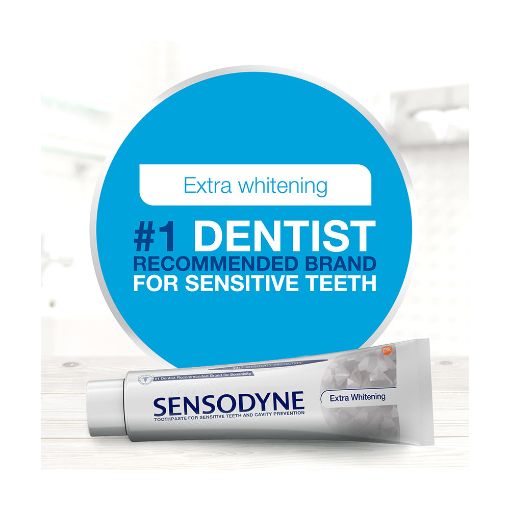Kem đánh răng Sensodyne Extra Whitening dành cho răng bị ê buốt của Mỹ 184g - ảnh sản phẩm 4