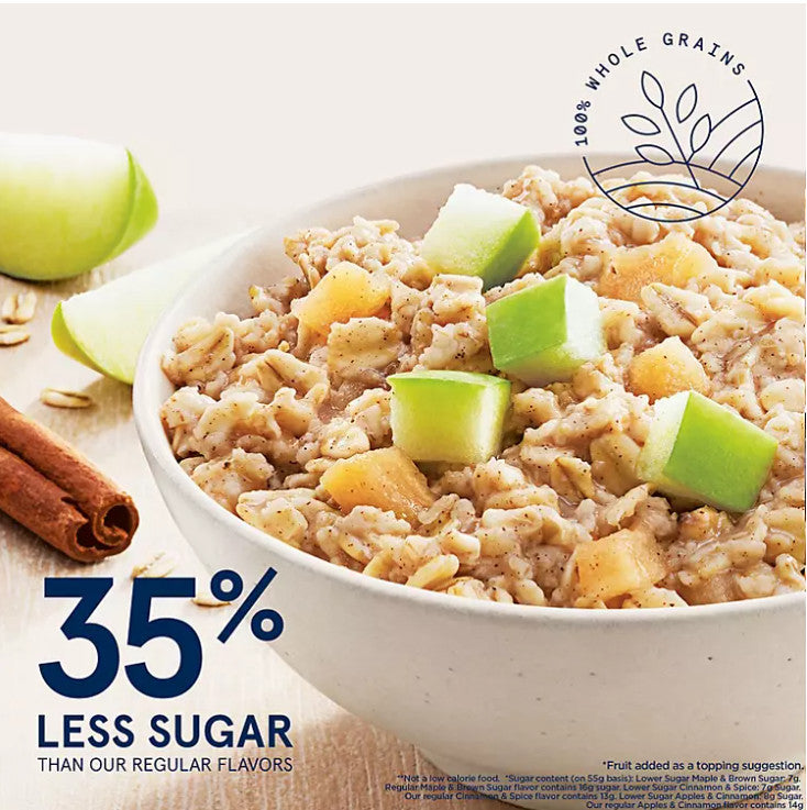 Yến mạch Quaker Instant Oatmeal Variety 52 gói - ảnh sản phẩm 4
