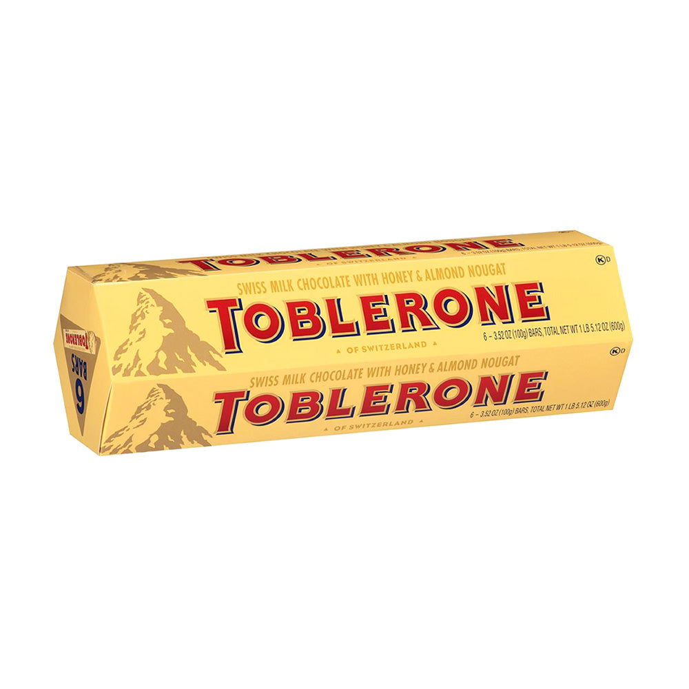 Socola mật ong và hạnh nhân Toblerone Swiss Milk Chocolate With Honey & Almond Nougat 600g - hình ảnh sản phẩm chính