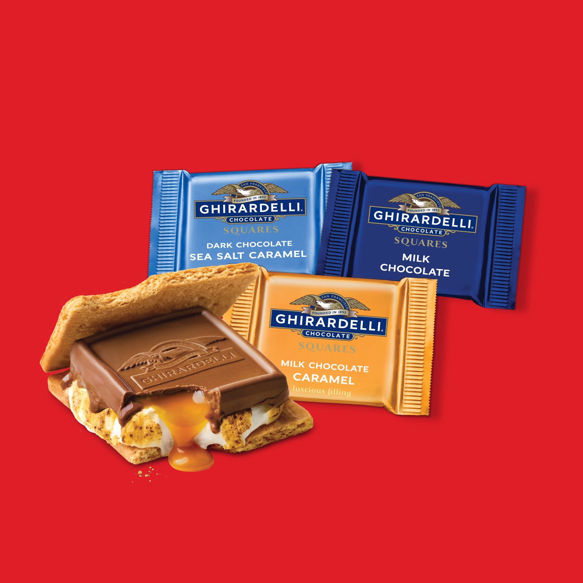 Socola cao cấp Ghirardelli Chocolate Squares Premium Chocolate Assortment 674.9g - hình ảnh chi tiết 6