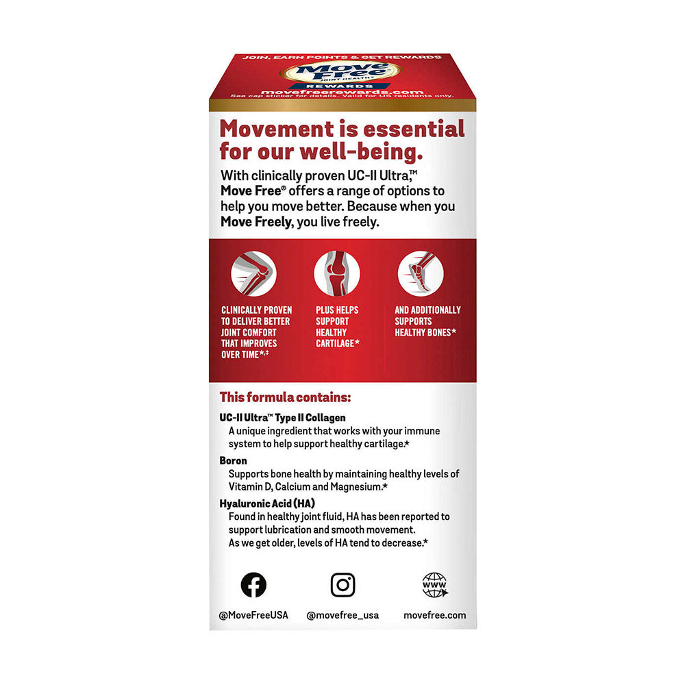 Viên uống bổ khớp Move Free Ultra Triple Action Joint Supplement, 75 viên - Mỹ - hình ảnh chi tiết 3