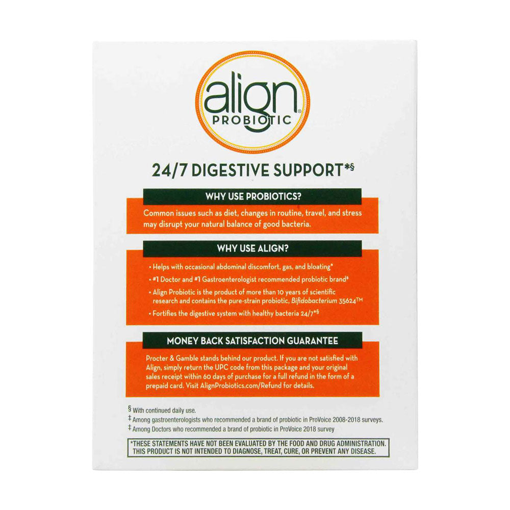 Viên uống hỗ trợ tiêu hóa Align Probiotic Supplement for Daily Digestive Health 84 viên - ảnh sản phẩm 2