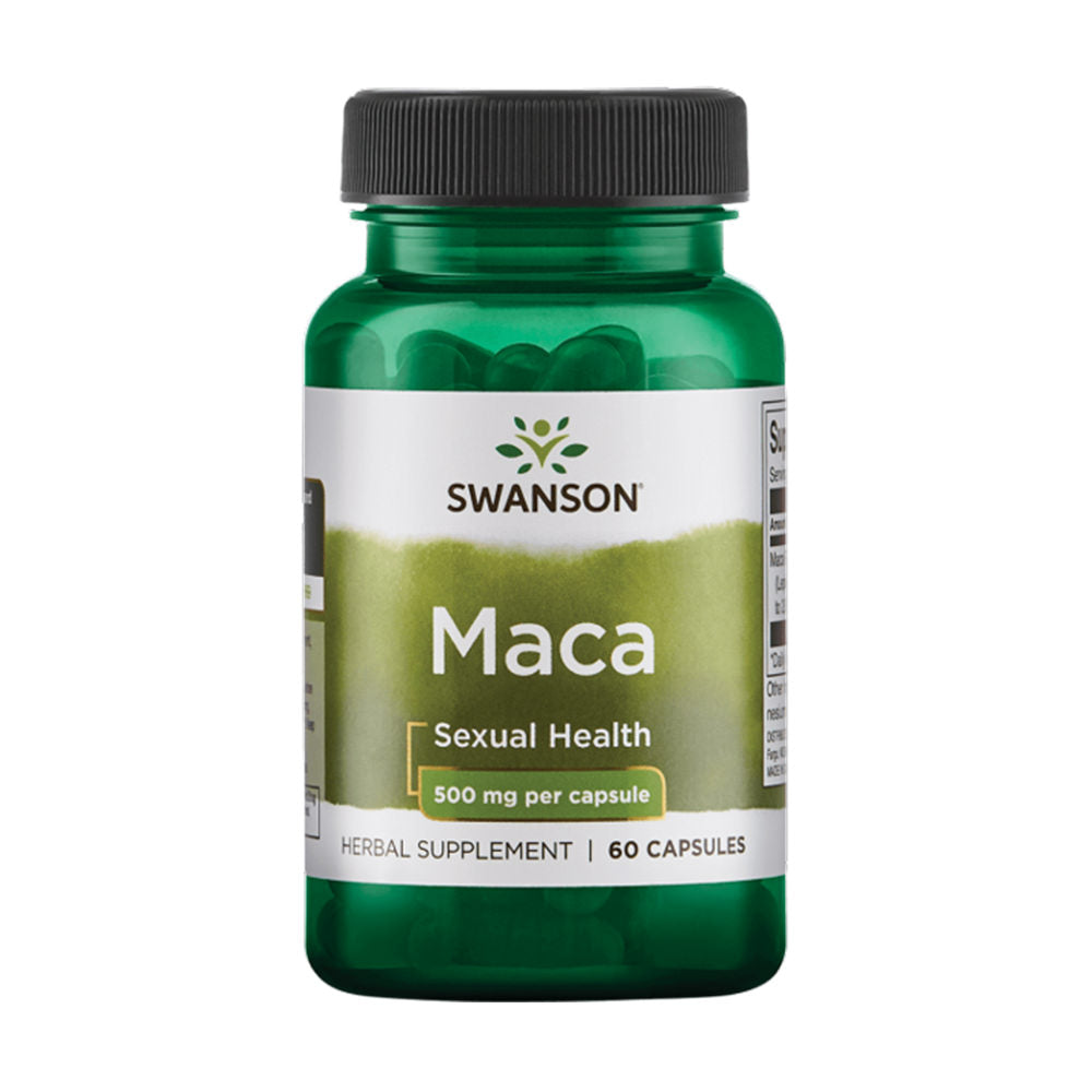 Dược lực tăng cường sinh lý cho cả nam và nữ Swanson Passion Maca 500mg 60 viên - hình ảnh sản phẩm chính