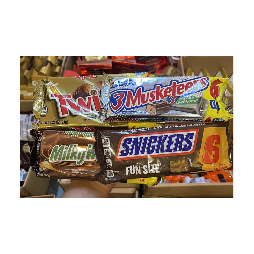 Bánh phủ socola các loại Snickers, MilkyWay, Twix, Musketeers... 80g - 90g - hình ảnh sản phẩm chính