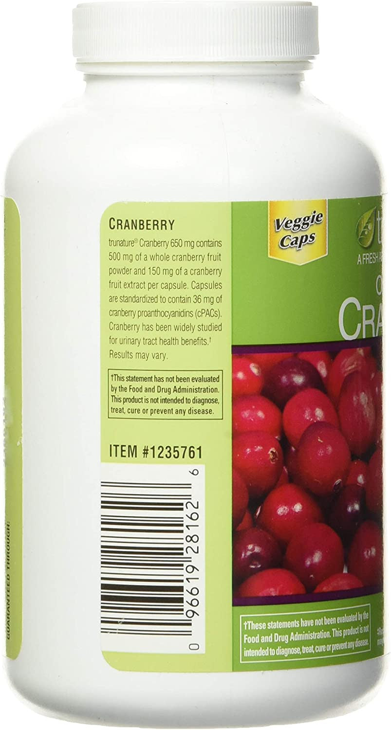 Viên uống hỗ trợ đường tiết niệu Trunature Cranberry 650mg 140 viên - hình ảnh chi tiết 4