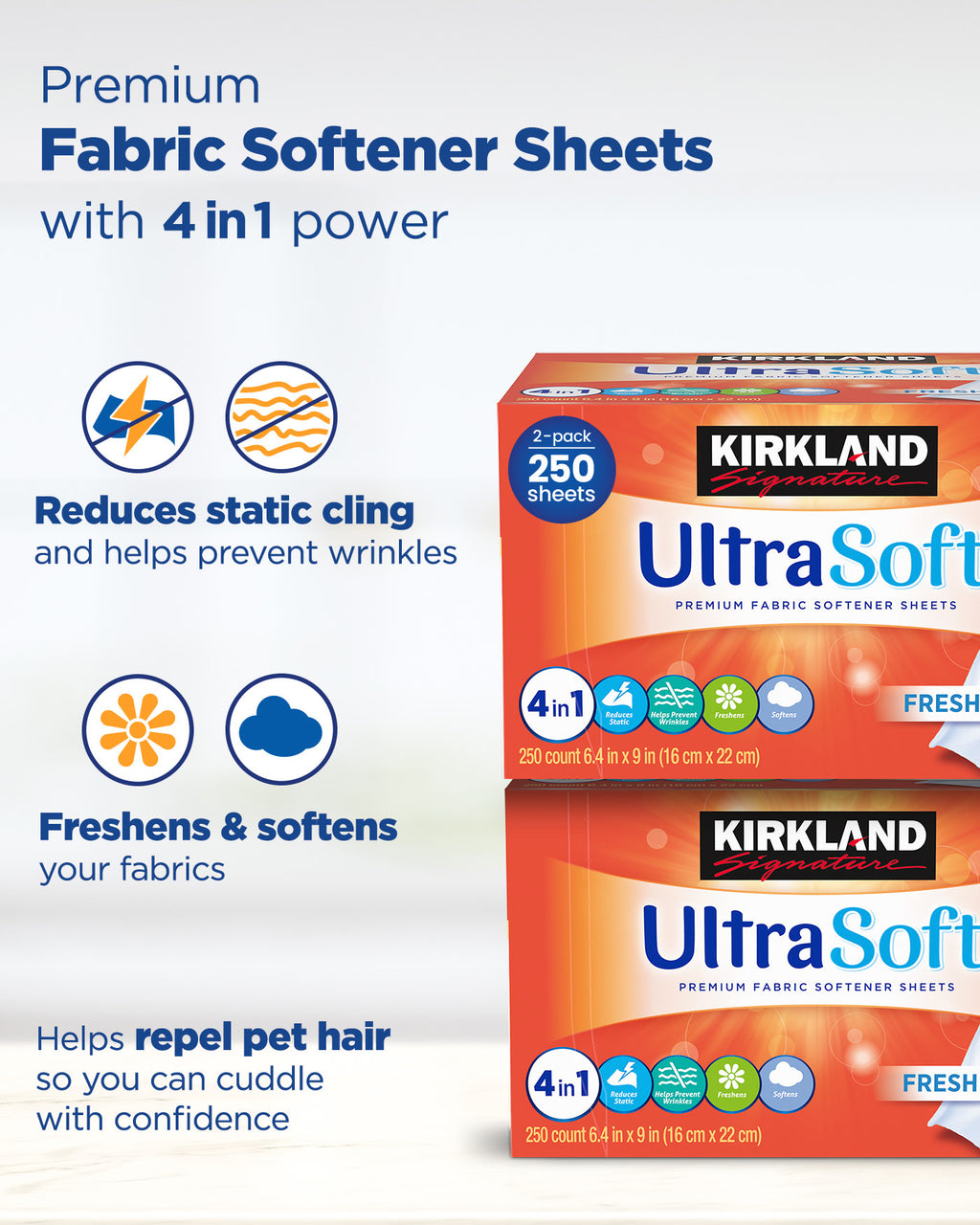Giấy thơm Kirkland Signature Ultra Soft 250 tờ - hình ảnh chi tiết 4
