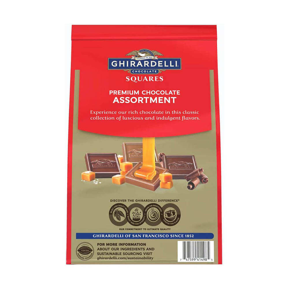 Socola cao cấp Ghirardelli Chocolate Squares Premium Chocolate Assortment 674.9g - hình ảnh chi tiết 2