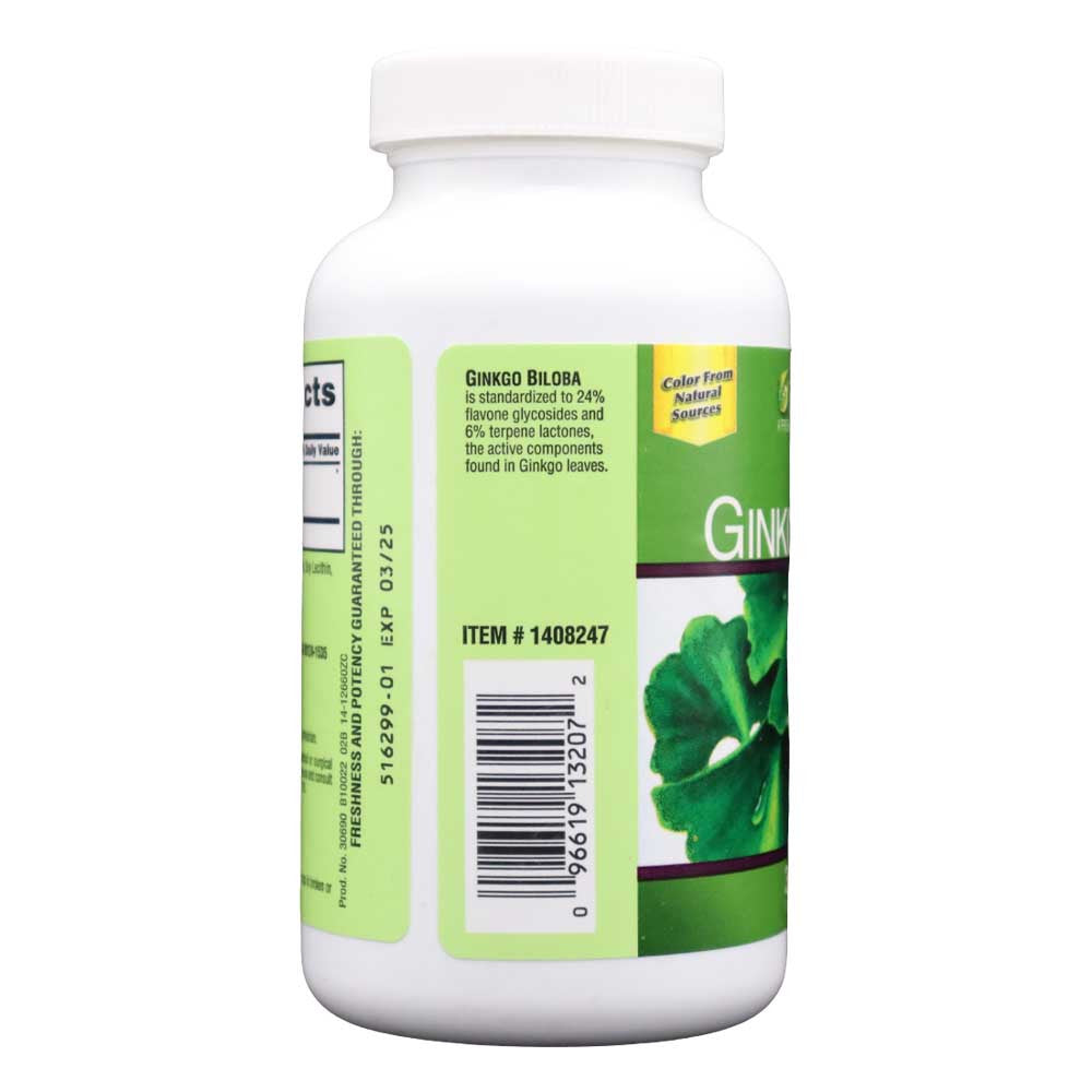 Viên uống giúp tăng cường tuần hoàn não Ginkgo Biloba Hộp 340 viên của Mỹ - hình ảnh chi tiết 5