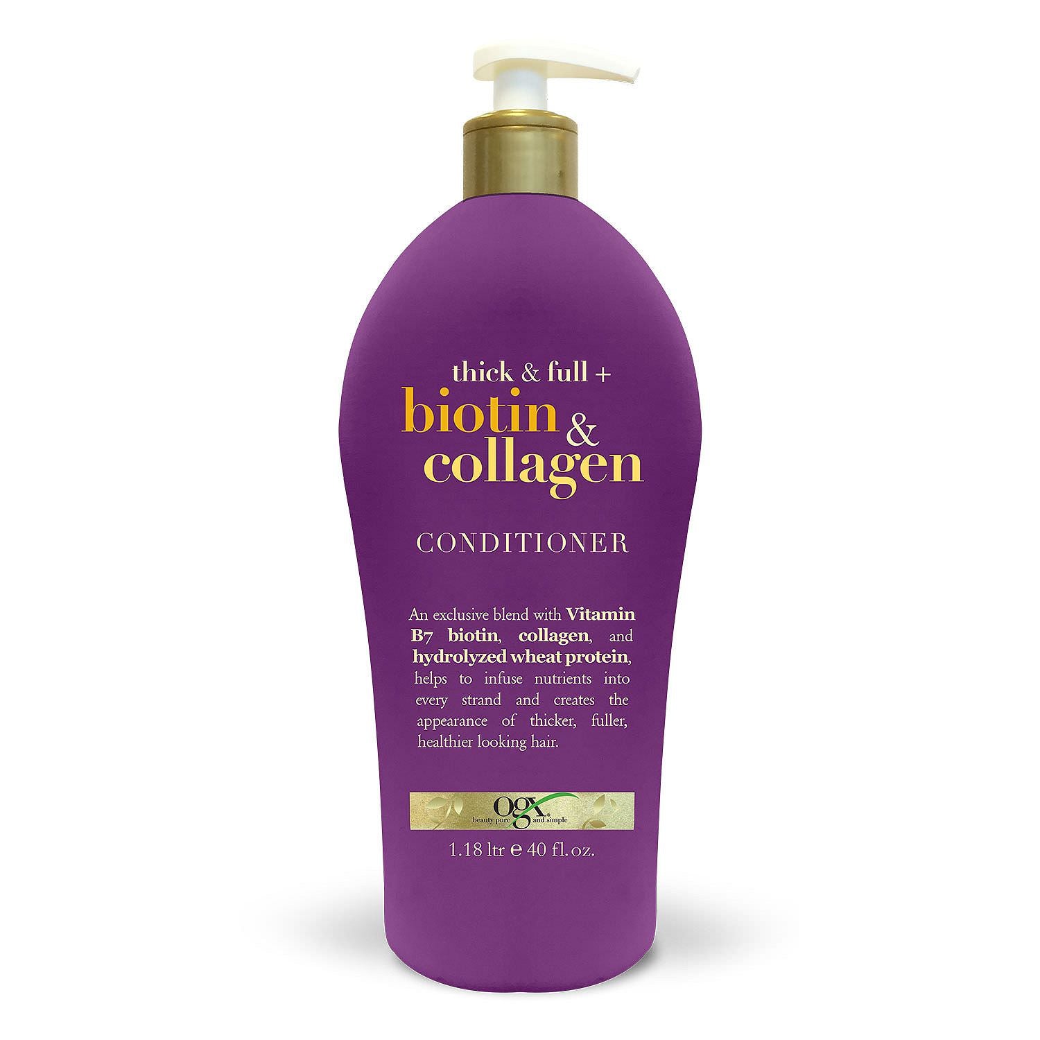 Dầu xả kích thích mọc tóc Biotin & Collagen 1.18l - Mỹ - hình ảnh chi tiết 2