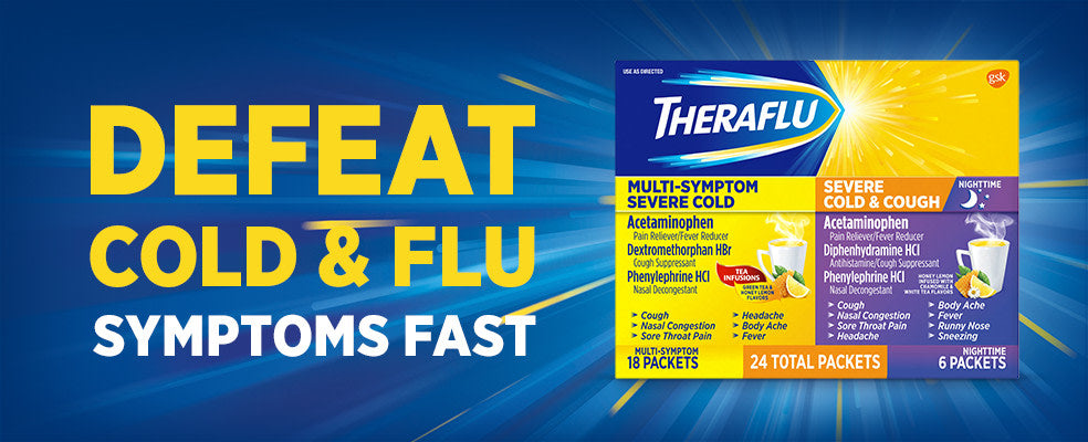 Hỗ trợ cảm và ho Theraflu Multi Symptom Nighttime Severe Cold & Cough 24 gói - hình ảnh chi tiết 4