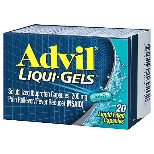 Viên giảm đau hạ sốt Advil Liqui-Gels 20 viên - hình ảnh chi tiết 3
