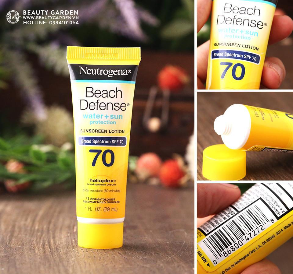 Set chống nắng đi biển Neutrogena Beach Defence SPF70 - hình ảnh chi tiết 2
