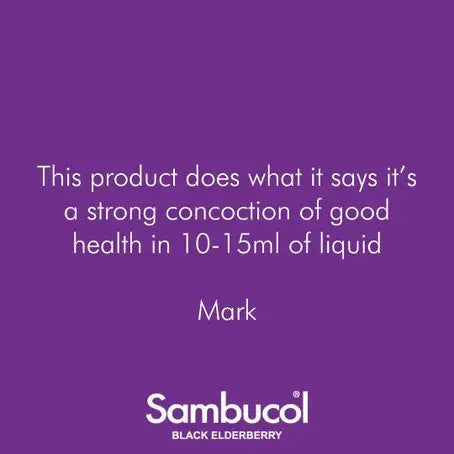 Siro cung cấp Vitamin C cho bé SAMBUCOL Black Elderberry Liquid 120ml - hình ảnh chi tiết 4