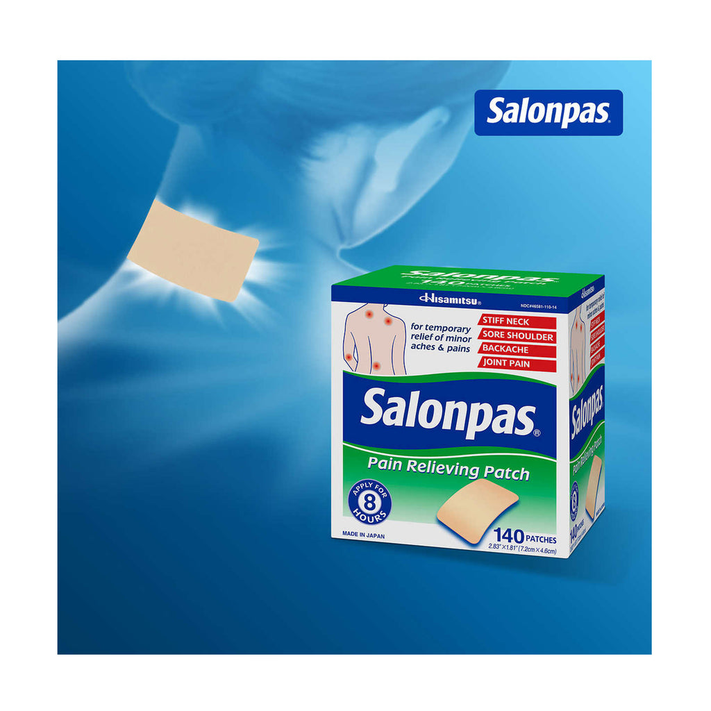 Miếng dán salonpas của Mỹ 140 miếng - hình ảnh chi tiết 2
