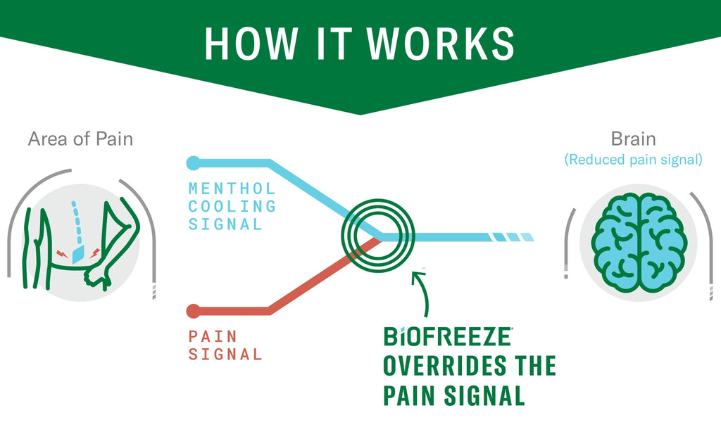 Set 2 chai dầu lạnh xoa bóp giảm đau nhanh Biofreeze Pain Reliever - hình ảnh chi tiết 4