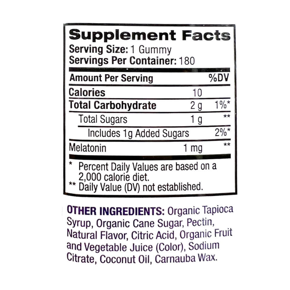 Kẹo dẻo giúp bé ngủ ngon Natrol Kids Melatonin Gummies 1mg 180 viên Vị dâu - hình ảnh chi tiết 3