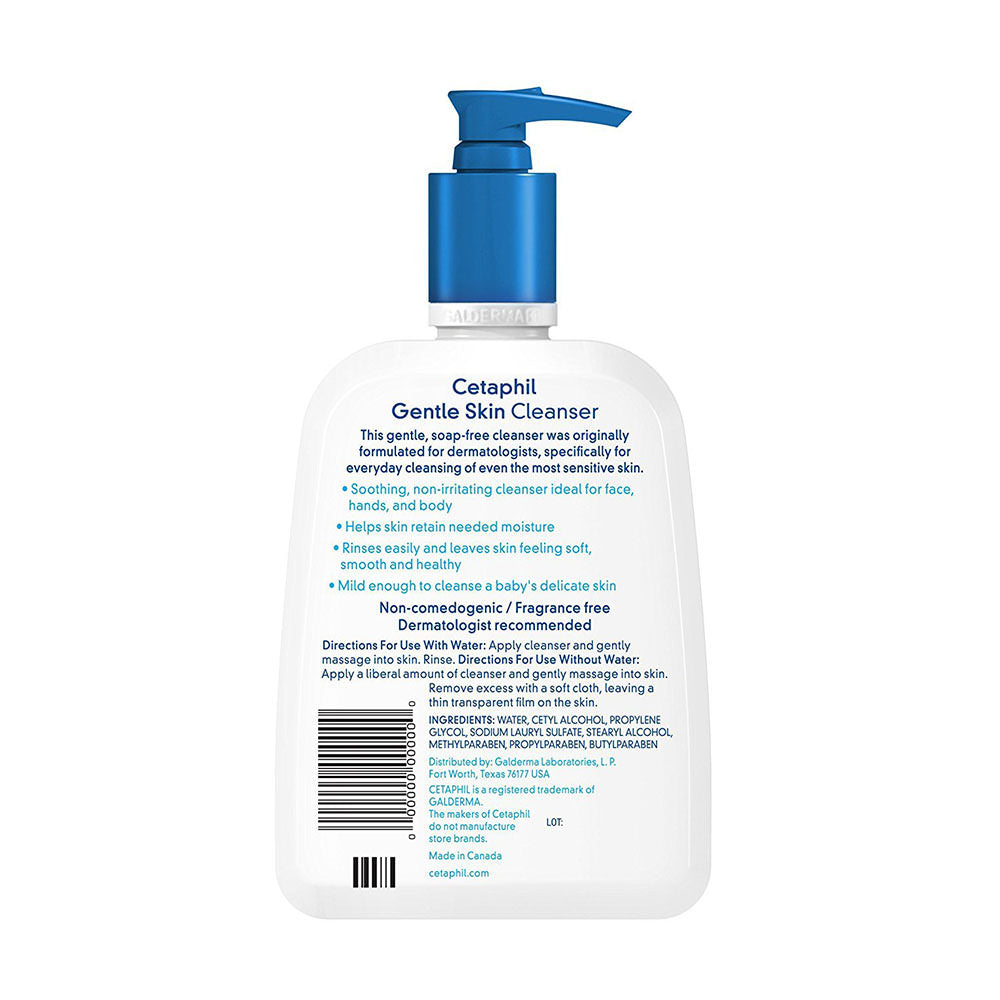 Sữa rửa mặt dịu nhẹ cho mọi loại da Cetaphil Gentle Skin Cleanser 591ml - hình ảnh chi tiết 2