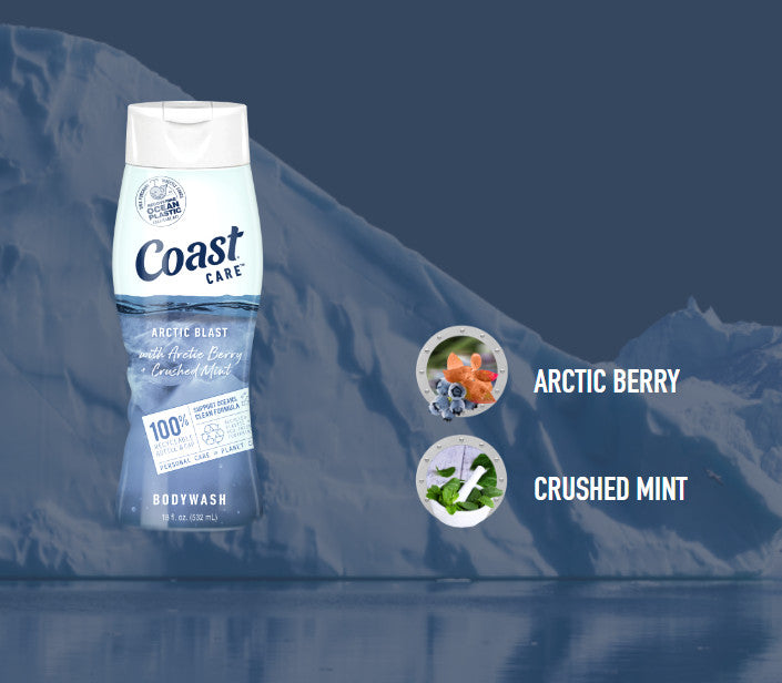 Sữa tắm Coast Care Body Wash 532ml của Mỹ - hình ảnh chi tiết 3