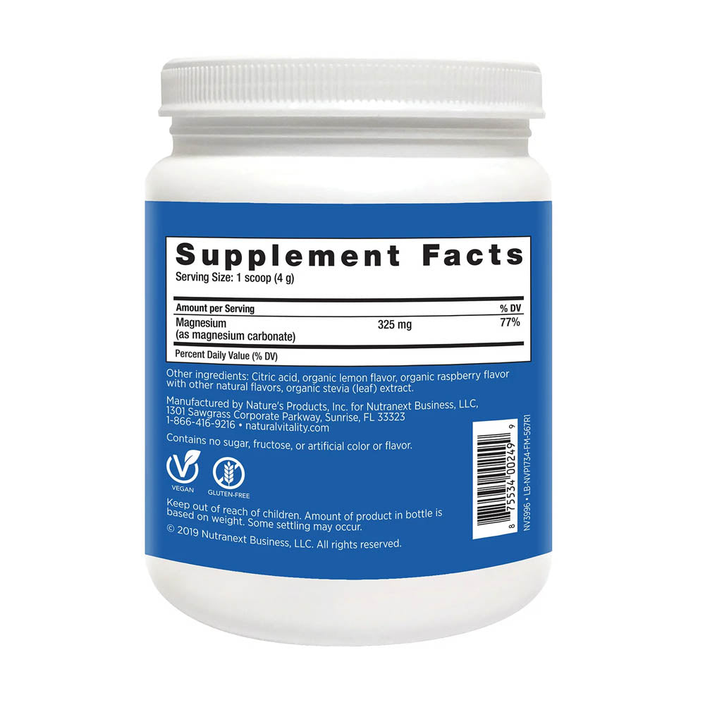 Bột Magie CALM vị chanh mâm xôi 567g giúp thư giãn - hình ảnh chi tiết 3