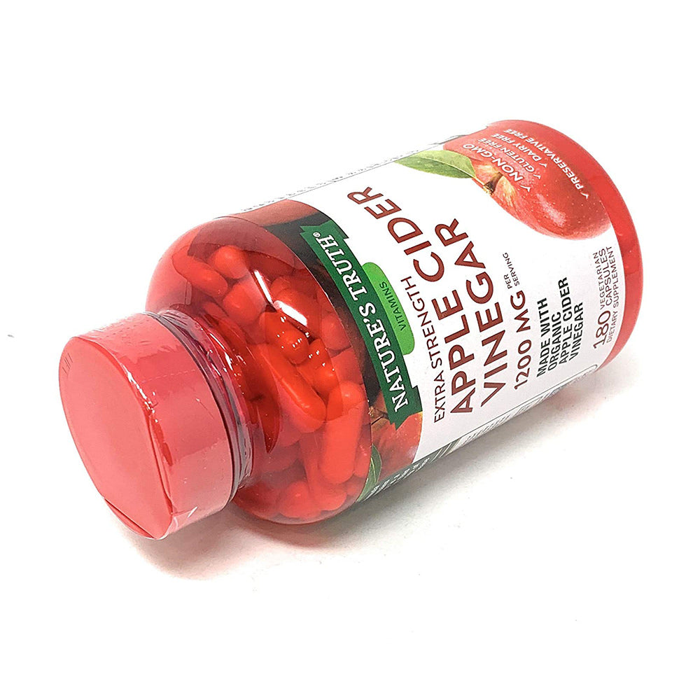 Viên giấm táo hữu cơ Nature’s Truth Apple Cider Vinegar 1200mg 180 viên - hình ảnh chi tiết 2