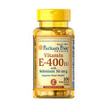 Vitamin E Puritan's Pride -400 iu with Selenium 50 mcg 100 viên của Mỹ - hình ảnh sản phẩm chính