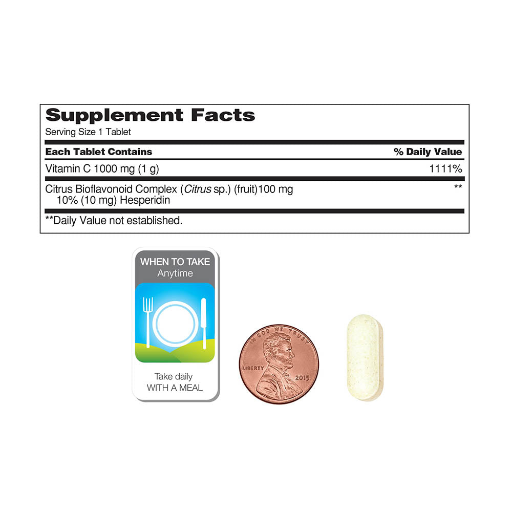 Vitamin C 1000mg Kirkland hộp 500 viên của Mỹ - ảnh sản phẩm 2
