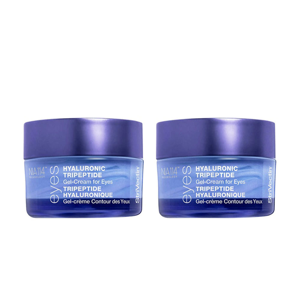 Set 2 hộp kem dưỡng mắt StriVectin Hyaluronic Tripeptide Gel-Cream For Eyes 15ml x2 (2 hộp tím) - hình ảnh sản phẩm chính