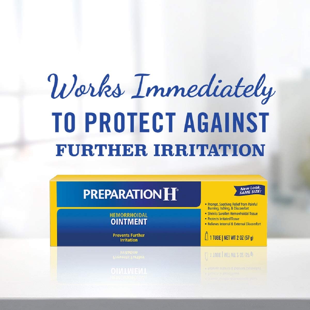 Kem bôi trĩ Preparation H Hemorrhoidal Ointment 57g x 2 tuýp (mẫu mới) - hình ảnh chi tiết 4