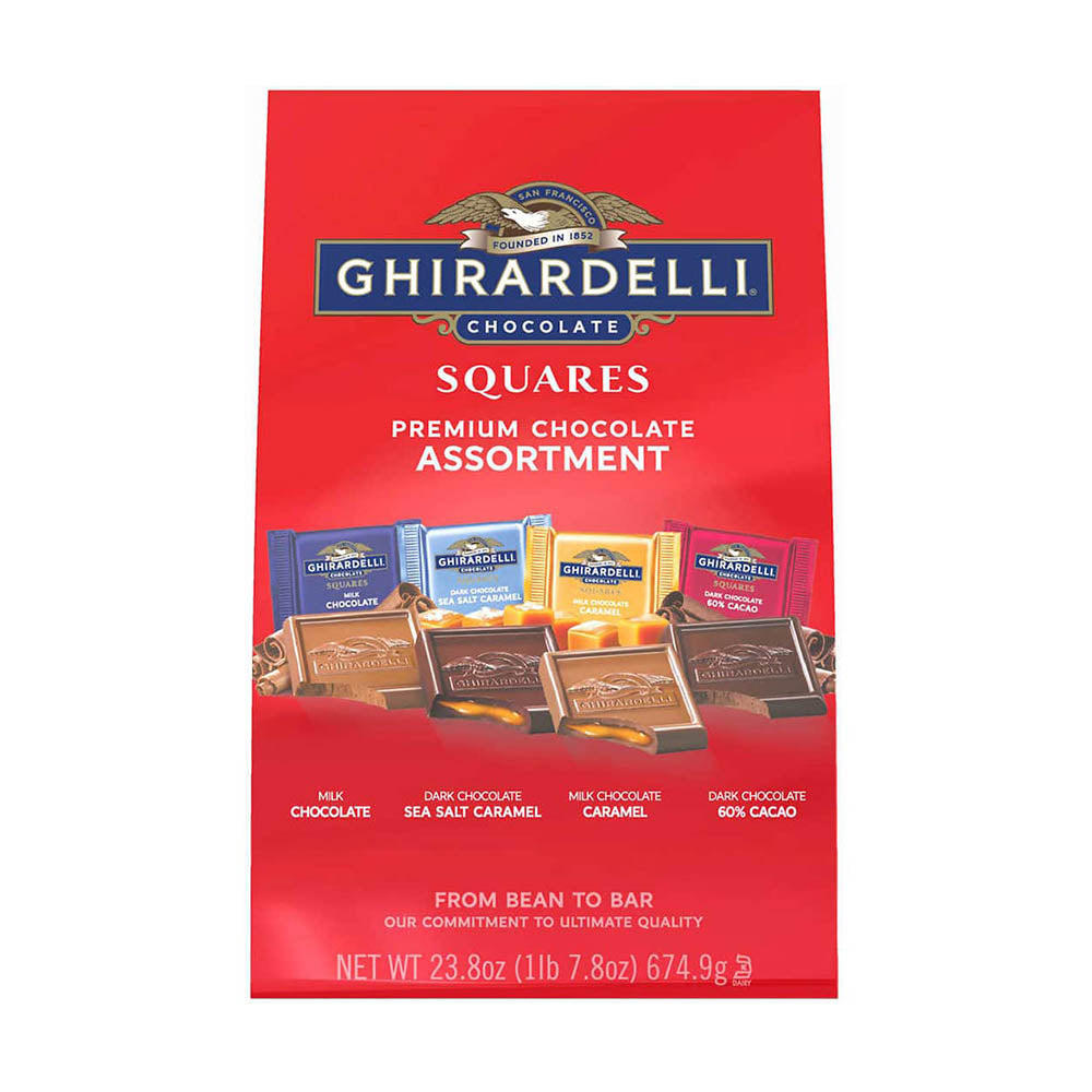 Socola cao cấp Ghirardelli Chocolate Squares Premium Chocolate Assortment 674.9g - hình ảnh sản phẩm chính